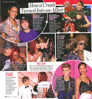 Illustration for article titled This Week in Tabloids: Rihanna Hooked Up With Justin Bieber While He Was Still a Minor